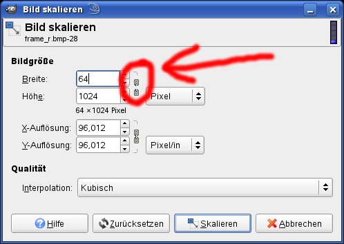 Hauptfenster GIMP