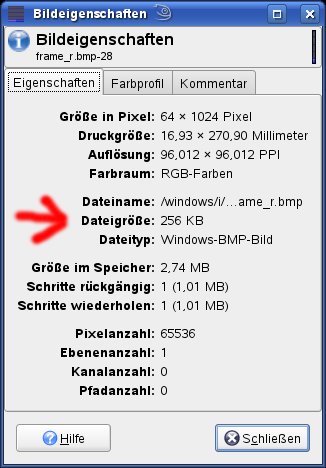 Hauptfenster GIMP