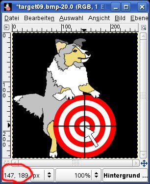 Projektfenster GIMP