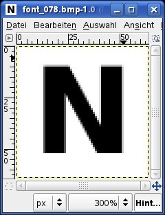 Projektfenster GIMP