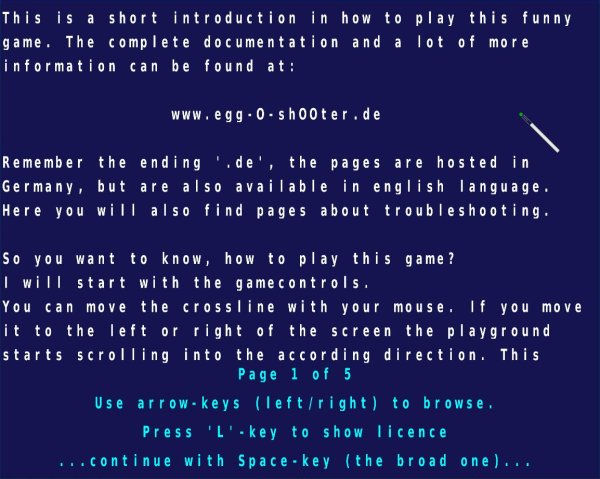 Screenshot egg-O-shOOter